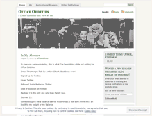 Tablet Screenshot of officeoddities.wordpress.com