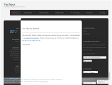 Tablet Screenshot of fastrackracing.wordpress.com