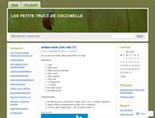 Tablet Screenshot of coccinelle85.wordpress.com