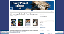 Desktop Screenshot of lonelyplanetimages.wordpress.com