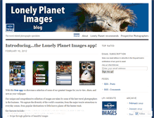 Tablet Screenshot of lonelyplanetimages.wordpress.com