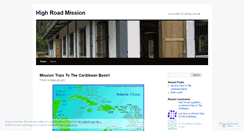 Desktop Screenshot of highroadmission.wordpress.com