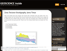 Tablet Screenshot of geoscienceinside.wordpress.com