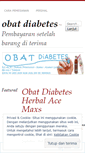 Mobile Screenshot of obatdiabetes1111.wordpress.com