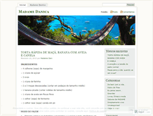 Tablet Screenshot of madamedani.wordpress.com