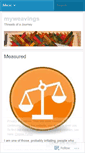 Mobile Screenshot of myweavings.wordpress.com