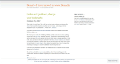 Desktop Screenshot of donal.wordpress.com