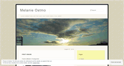Desktop Screenshot of melanieostmo.wordpress.com