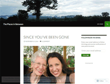 Tablet Screenshot of placesinbetween.wordpress.com