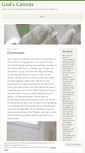 Mobile Screenshot of godscanvas.wordpress.com
