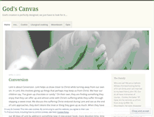 Tablet Screenshot of godscanvas.wordpress.com