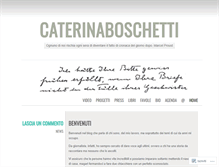 Tablet Screenshot of caterinaboschetti.wordpress.com