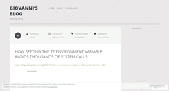 Desktop Screenshot of giovanni.wordpress.com