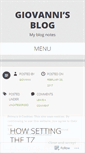 Mobile Screenshot of giovanni.wordpress.com