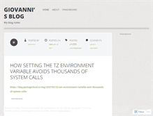 Tablet Screenshot of giovanni.wordpress.com