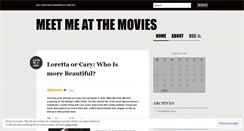 Desktop Screenshot of meetmeatthemoviespage.wordpress.com