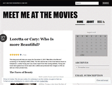 Tablet Screenshot of meetmeatthemoviespage.wordpress.com