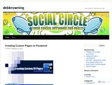 Tablet Screenshot of debbrowning.wordpress.com