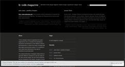 Desktop Screenshot of bsidemagazine.wordpress.com