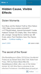 Mobile Screenshot of hiddencause.wordpress.com