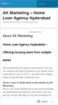 Mobile Screenshot of akmarketing.wordpress.com