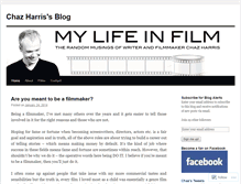 Tablet Screenshot of chazharrisblog.wordpress.com
