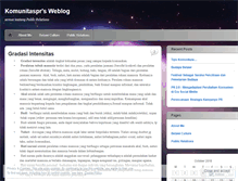 Tablet Screenshot of komunitaspr.wordpress.com