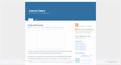 Desktop Screenshot of joannageary.wordpress.com