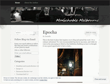 Tablet Screenshot of monschablemelbourne.wordpress.com