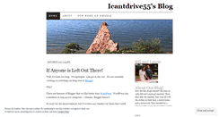 Desktop Screenshot of icantdrive55.wordpress.com