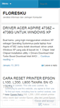 Mobile Screenshot of floresku.wordpress.com