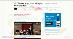Desktop Screenshot of michellerossiglambassador.wordpress.com