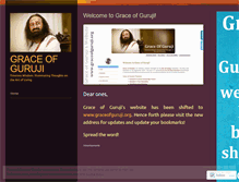 Tablet Screenshot of graceofguruji.wordpress.com