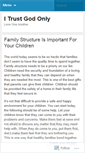 Mobile Screenshot of itrustgodonly.wordpress.com