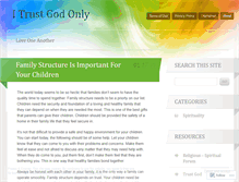 Tablet Screenshot of itrustgodonly.wordpress.com