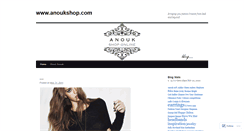 Desktop Screenshot of anoukshop.wordpress.com