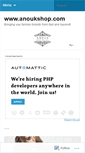 Mobile Screenshot of anoukshop.wordpress.com