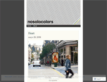 Tablet Screenshot of nosolocolors.wordpress.com