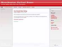 Tablet Screenshot of manchesterunitednews.wordpress.com