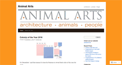 Desktop Screenshot of animalartsdesignstudio.wordpress.com