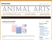 Tablet Screenshot of animalartsdesignstudio.wordpress.com
