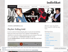 Tablet Screenshot of indielikat.wordpress.com