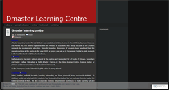 Desktop Screenshot of dmastercentre.wordpress.com