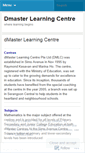 Mobile Screenshot of dmastercentre.wordpress.com
