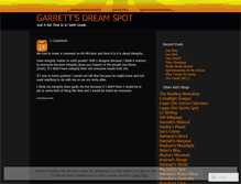 Tablet Screenshot of garrettr22.wordpress.com