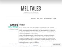 Tablet Screenshot of mmmellifluous.wordpress.com