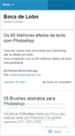 Mobile Screenshot of bocadelobo.wordpress.com