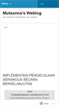 Mobile Screenshot of abumutsanna.wordpress.com