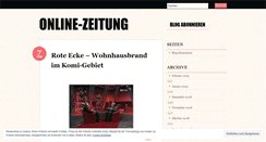 Desktop Screenshot of ozeitung.wordpress.com