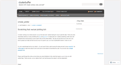 Desktop Screenshot of clusterbuffer.wordpress.com